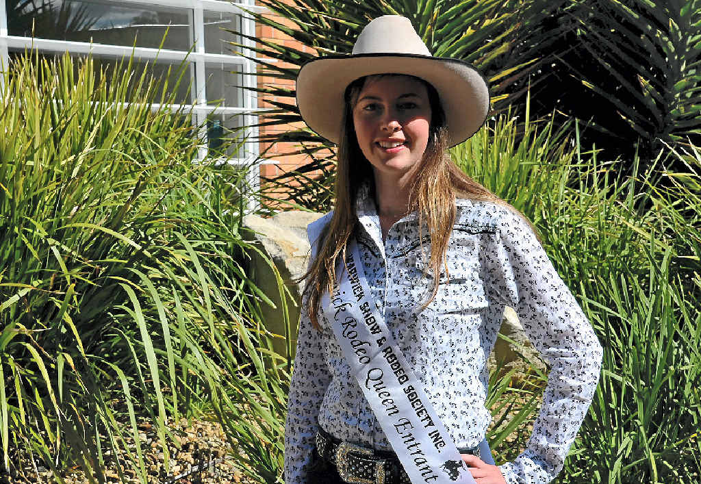 RAISING FUNDS: Rodeo Queen entrant Taylah Gibson will host a fundraiser next month.